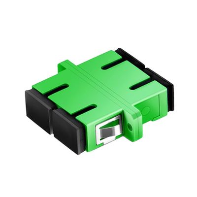 Одиночный цвет SC UPC APC переходника оптического волокна дуплекса режима зеленый