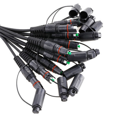 Подгонянный гибкий провод FTTH водоустойчивый для SC APC Оптитап Corning