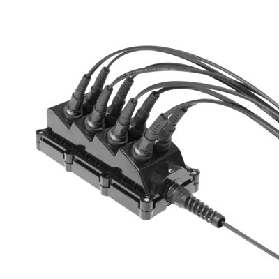 IP68 делают решение водостойким FTTH, гибкий провод SC APC оптического волокна с соединителем Оптитап
