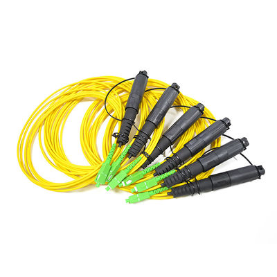 Оптитап к водоустойчивому кабеля падения SC APC Ftth мини с соединителем h