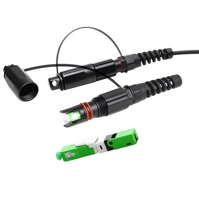 Прочный усиленный переходник решения FTTH для соединителя SC быстрого