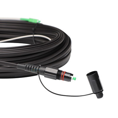 Кабель падения IP68 водоустойчивый Ftth совместимый с соединителем Оптитап