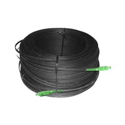Кабель падения прыгуна на открытом воздухе FTTH, гибкий провод волокна G657A оптически