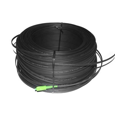 Кабель падения прыгуна на открытом воздухе FTTH, гибкий провод волокна G657A оптически