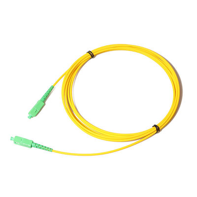 Симплекс одиночного режима гибкого провода 2mm кабеля волокна SC APC для системы FTTH