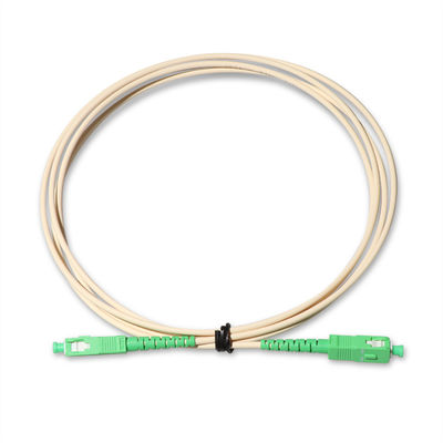Симплекс одиночного режима гибкого провода 2mm кабеля волокна SC APC для системы FTTH
