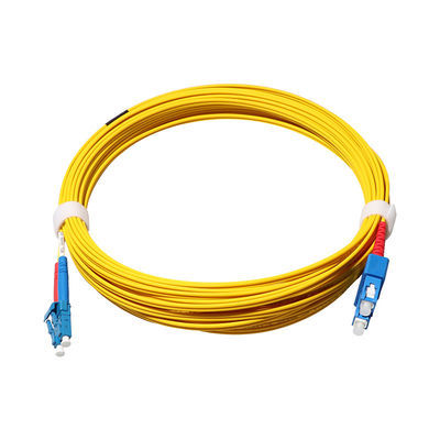 Симплекс одиночного режима гибкого провода 2mm кабеля волокна SC APC для системы FTTH