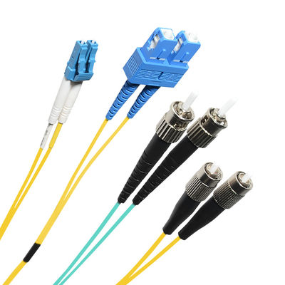 Гибкий провод UPC APC кабеля волокна FTTH с соединителем DIN MTRJ MU