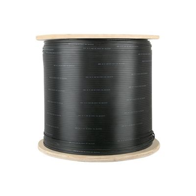 1 2 кабель оптического волокна 4 ядров крытый/на открытом воздухе плоский FTTH падения