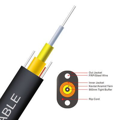 1 крытый Toneable G657A1 G657A2 G657A3 FTTP ядра плотный амортизированный/на открытом воздухе кабель падения для радиосвязи, плоского падения Cabl