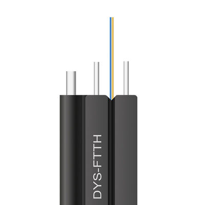 GJXH GJXCH 1,2,4,6,8,12 вырезает сердцевина из крытого FTTH плоского/на открытом воздухе кабеля падения кабеля оптического волокна