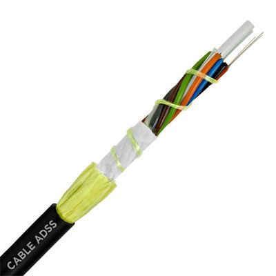 Кабель оптического волокна adss пяди 100m ядра ядра 24 adss 12 optica fibra цены по прейскуранту завода-изготовителя на открытом воздухе Само-поддерживая воздушный