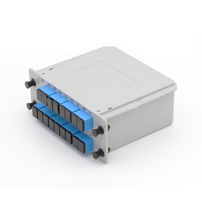 Тип длина волны кассеты Сплиттер 1x16 оптического волокна PLC SC UPC 1650nm
