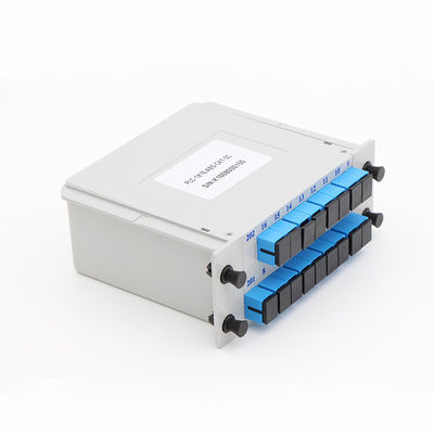 Тип длина волны кассеты Сплиттер 1x16 оптического волокна PLC SC UPC 1650nm