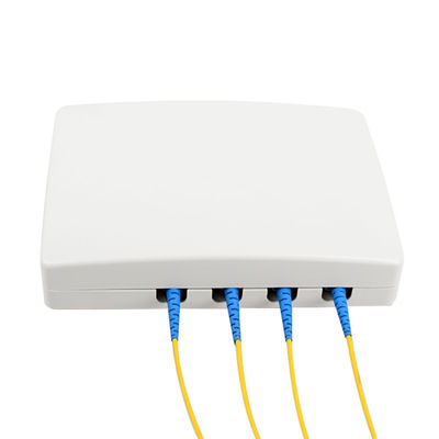 Коробка распределения оптического волокна ODM OEM, ядр коробки 4 прекращения FTTH