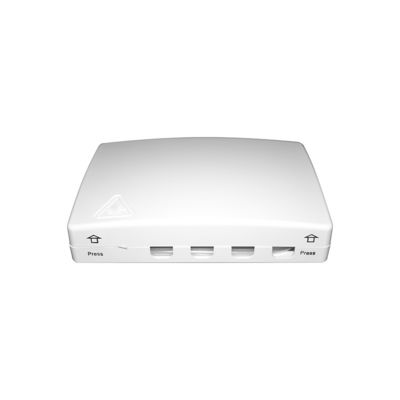Коробка распределения оптического волокна ODM OEM, ядр коробки 4 прекращения FTTH