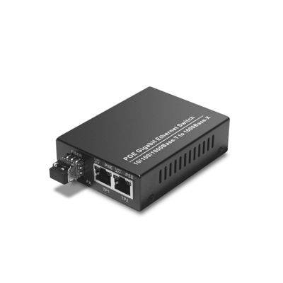 SFP к режиму симплексным двухшпиндельным 10M конвертера средств массовой информации оптического волокна RJ45 одиночному 100M