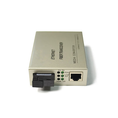 SFP к режиму симплексным двухшпиндельным 10M конвертера средств массовой информации оптического волокна RJ45 одиночному 100M