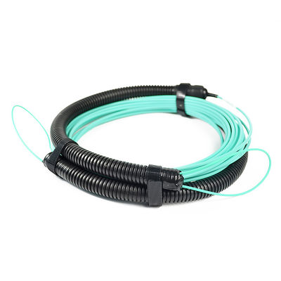 24 сборки кабеля волокна ядра, MPO к кабелю проламывания LC для FTTH