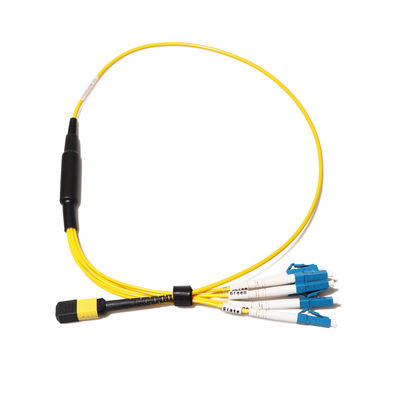 24 сборки кабеля волокна ядра, MPO к кабелю проламывания LC для FTTH