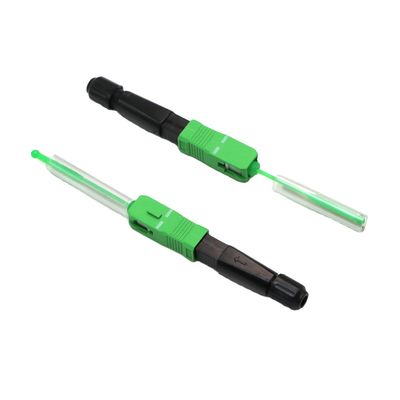 Соединители оптического волокна соединения сплавливания SC APC для сети FTTH FTTB FTTX