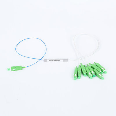 Микро- мини SC APC Сплиттер FTTH 1x6 оптического волокна модуля с длиной волны 1260nm