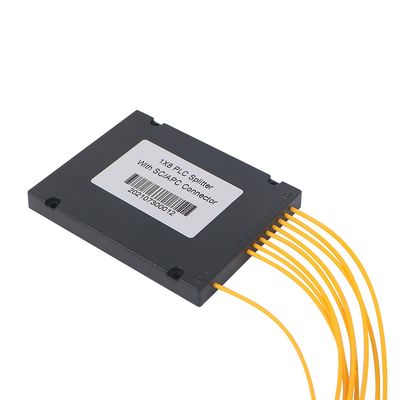 ABS 1×8 кладут Сплиттер в коробку PLC с типом волокна пути G657A1 соединителя 8