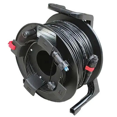 Черные наружные кабельные ролики 300M 250M 200M 150M 100m LC To LC Fiber Patch Cord Extension Cable Reel