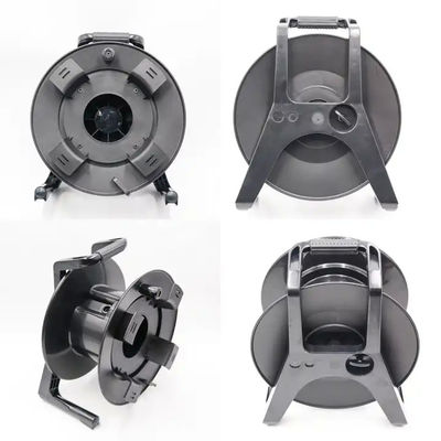 Черные наружные кабельные ролики 300M 250M 200M 150M 100m LC To LC Fiber Patch Cord Extension Cable Reel